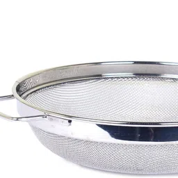 urbanware Multipurpose Stainless Steel Heavy Big Puran Jali /Chalani/Strainer/Basket Jali Colander image 4
