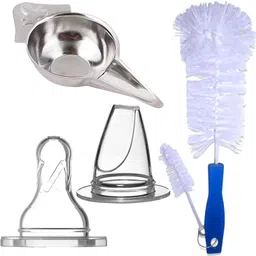 pappa Leak Proof Stainless Steel Baby Milk Bottle - 300 ml image 3