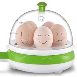 queryzen 2 in 1 Mini Non stick Frying Pan with Steam Egg Boiler Egg Cooker Egg Cooker image 2