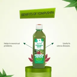 Axiom Yonipushpa Juice Kwath | Helps Maintain Hormonal Balance | Helpful in Menstruation| Herbal Juice For Women's Wellness - - 500ML (Pack of 2) image 2