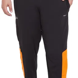 bigbanana Men Colorblock Black Track Pants-picture-10