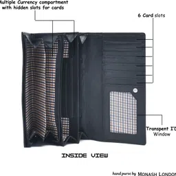 monash london Casual, Party Black Clutch image 4