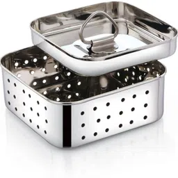 breyers Stainless Steel Square Shape Indian Paneer Maker /Tofu Press Mould Paneer Mould Collapsible Strainer image 5