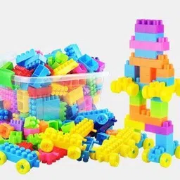 sellvera Blocks Smart Activity Fun and Learning Train Blocks for Kids 60 PCS image 2