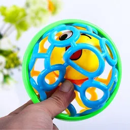akvanar Colorful Soft Ball Rattle Toy for Baby, Bath Toy 1 pc multicolor Rattle image 4