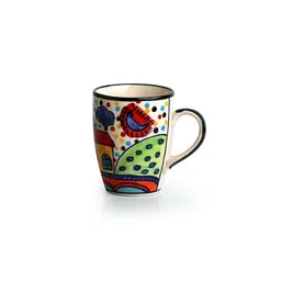 ExclusiveLane Set of 4 The Hut Jumbo Cuppas Hand-Painted Ceramic Coffee And Tea Mugs image 4