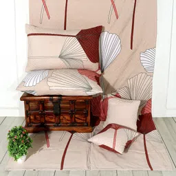 moonroof Cotton Double Flat 300 TC Printed Bedsheet image 2