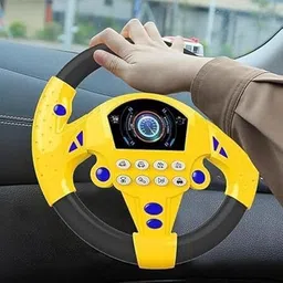 backroar Kids Electronic Steering Wheel Toy Driving Simulation Music & Sound-picture-16