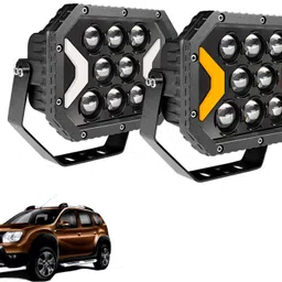 auto pearl 5X7 Inch Square LED Work Spot Arrow Light DRL Driving Fog Off-Road for Car 116 Back Up Lamp Car LED for Renault (12 V, 80 W)-picture-29