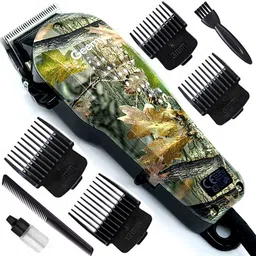 GEEMII Corded Waterproof Beard Mustache Trimmer 9W Hair Clipper Electric Razor 0118 Fully Waterproof Grooming Kit 0 min Runtime 4 Length Settings-picture-14