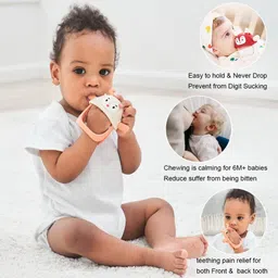 mom's aura Baby Teething Toys for 0-6 Months Teether image 3