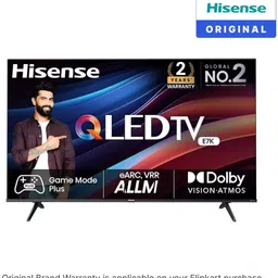 hisense E7K 139 cm (55 inch) QLED Ultra HD (4K) Smart VIDAA TV With Dolby Vision and Atmos image 2
