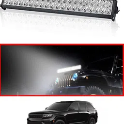 ccmm Universal White High Beam 40LED Bar Light For Vehicle With Clamp-120 Headlight Car LED for Jeep (12 V, 55 W)-picture-31