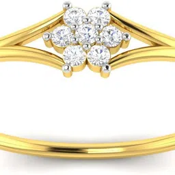 avsar Divya 18kt Diamond Yellow Gold ring-image-80