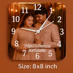 manavgifts Analog White Clock image 1