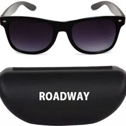 roadway UV Protection Retro Square Sunglasses (Free Size) image 3