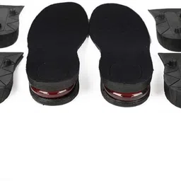 utrust 3 Layer Elevator Shoe Lift Adjustable Breathable Antimicrobial Cushion Pads PU Foam Heel Regular Shoe Insole image 2