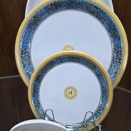 bronko dine Pack of 40 Melamin Dinner Set image 2