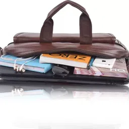 jairaj Men & Women Brown Messenger Bag image 4