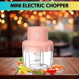 guggu Chopper (Electric Rechargeable Chopper) for Kitchen Vegetable Garlic Onion W167 Electric Vegetable & Fruit Chopper-picture-36