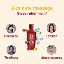 navratna Ayurvedic Cool Oil|With 9 Ayurvedic Herbs |Relieves Headache, Fatigue Hair Oil image 5