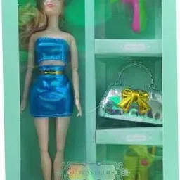 tenmar ED12 Big Size Baby Fashion Doll With Shoes & Fashion Accessories Kit Play Set (Multicolor)-picture-48