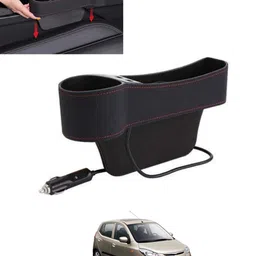 msnp Universal fit Black Seat Side Oragnizer With USB/High Storage For Car-142 Car Side Seat Catcher-picture-30