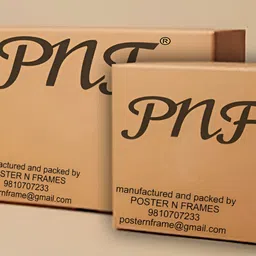 PnF Charcoal & Grey Wooden & Paper Painting wall Art image 3