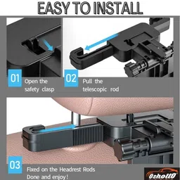 oshotto Car Back Seat food Tray Table For AUDI A5 Cup Holder Tray Table image 4