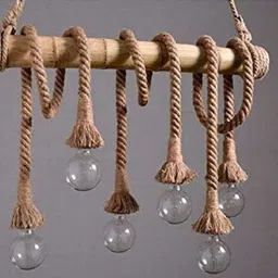 shakanje SK BAMBHU Chain Jute Light Hanging Chain Rod-picture-18