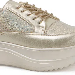 vendoz GLITTERY PARTY WEDDING AND CASUAL WEAR HIGH HEEL Sneakers For Women image 2
