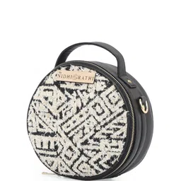 NR By Nidhi Rathi Self Design Textured Sling Bag image 5