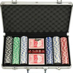 300 Pieces Diced Poker Chip Set without Denomination (Multicolor)-image-34