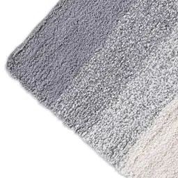 homzz Grey Microfiber 24x16 Inches Bath Mat image 2