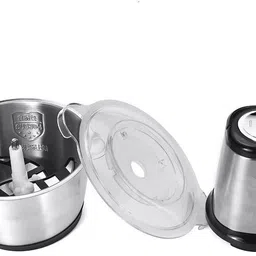 hometic Stainless Steel Electric Meat Grinders with Bowl 400 W Food Processor image 3