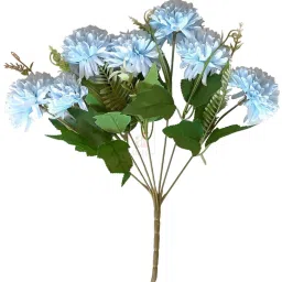Blue Polyester Artificial Flower by Art Street image 2