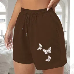 watto Pack of 3 Printed Women Grey, Multicolor Basic Shorts image 4