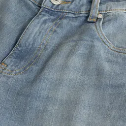 snitch Men Flared Mid Rise Light Blue Jeans image 4