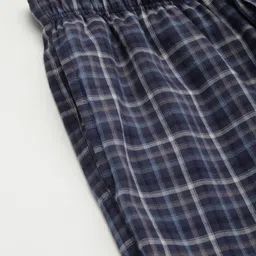 Don Vino Navy Colour With Green Checks Men Pyjama image 3