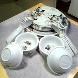 inpro Pack of 36 Melamin Upgrade Your Dining with our Melamine Dinner Set-Perfect Kitchen Utensils Dinner Set-picture-18