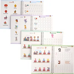 zriyos HINDI AND ENGLISH LANGUAGE PRACTICE COPY BOOK (4BOOK +10 Reffils+1pen+1Grip) image 3