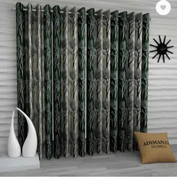 adimanav 213.36 cm (7 ft) Door Polyester Semi Transparent Curtain (Pack Of 4)-picture-16