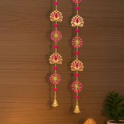 bdrmkh Wall Door Hanging Lotus Latkan decorative Toran image 1