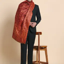 GREEN AGRITECH Acrylic Woven Men Shawl image 2