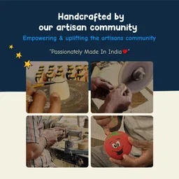 baby yank Wooden for Kids, 6 Piece Wild Animal Peg Dolls; Non-Toxic Wooden Toy image 5