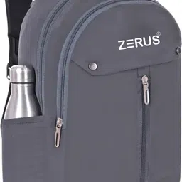 zerus Stylish sleek laptop backpack for men women office college travel use Waterproof School Bag image 3