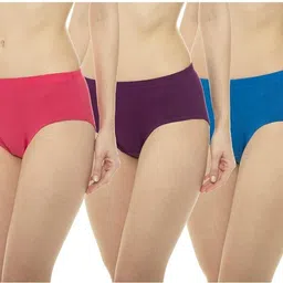 Pack of 3 Women Hipster Multicolor Panty-image-3
