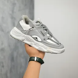 frencho E4_GREY Slip On Sneakers For Men image 1