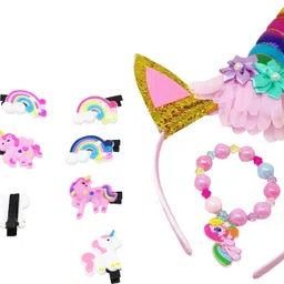 parteet Combo (Pack of 3 Items) for Birthday Returns Gifts for Kids/Unicorn Combo image 3