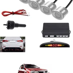 peeps store Universal 4 Silver Reverse Parking Sensor-PS25A799 Universal 4 Silver Reverse Parking Sensor-PS25A799 Parking Sensor-picture-11